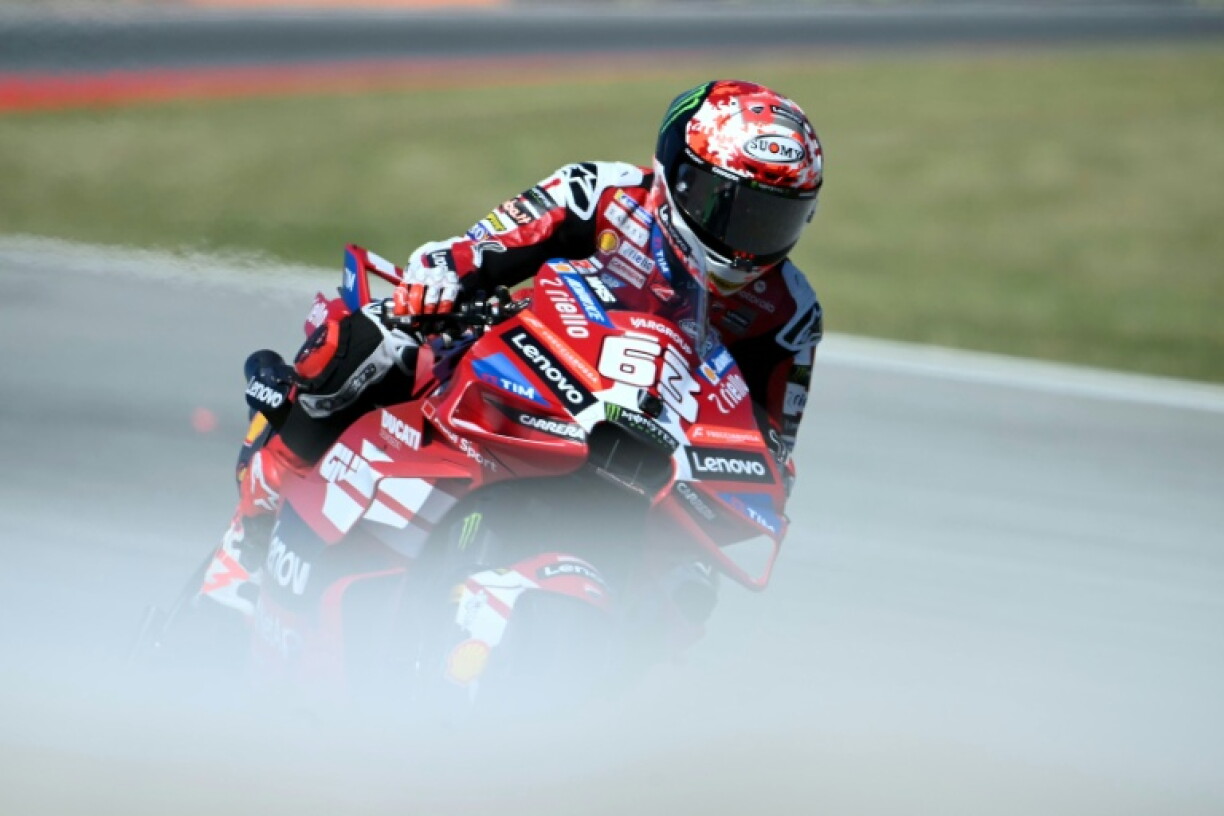 L'Italien Francesco Bagnaia lors de la course sprint du GP de Catalogne de MotoGP, à Montmelo, près de Barcelone, le 16 mai 2026