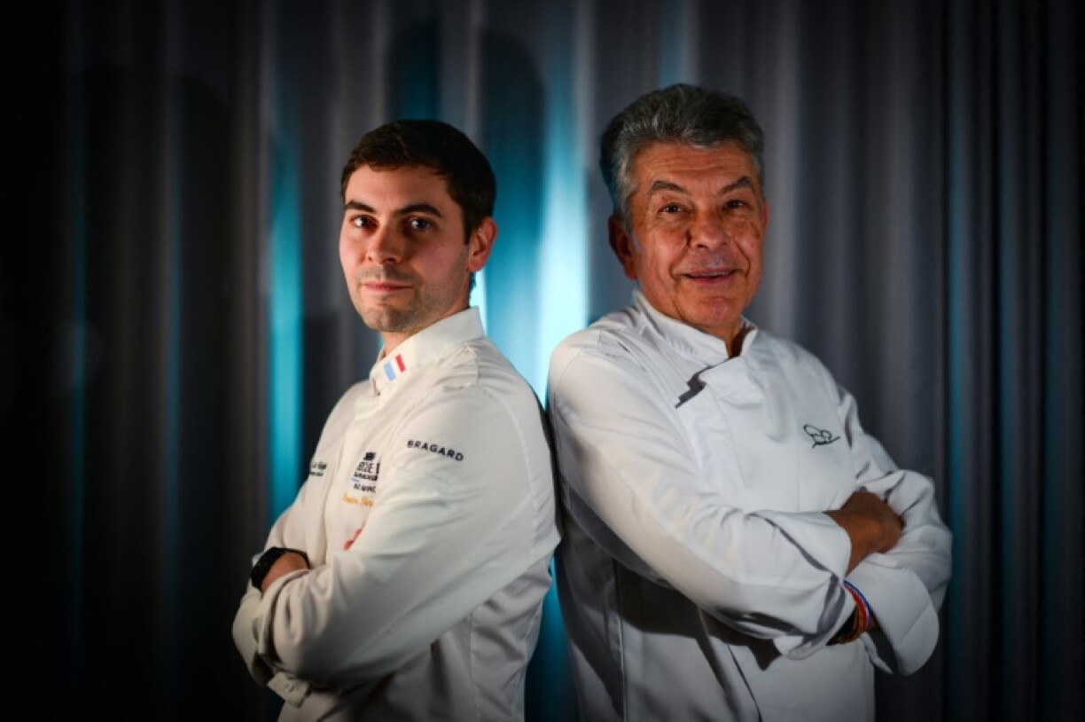 Les chefs Paul et Régis Marcon le 11 décembre 2024 à Lyon