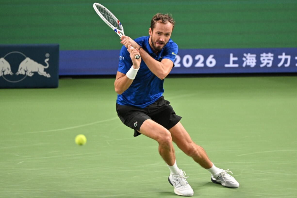 Russia's Daniil Medvedev won the Shanghai Masters seven years ago