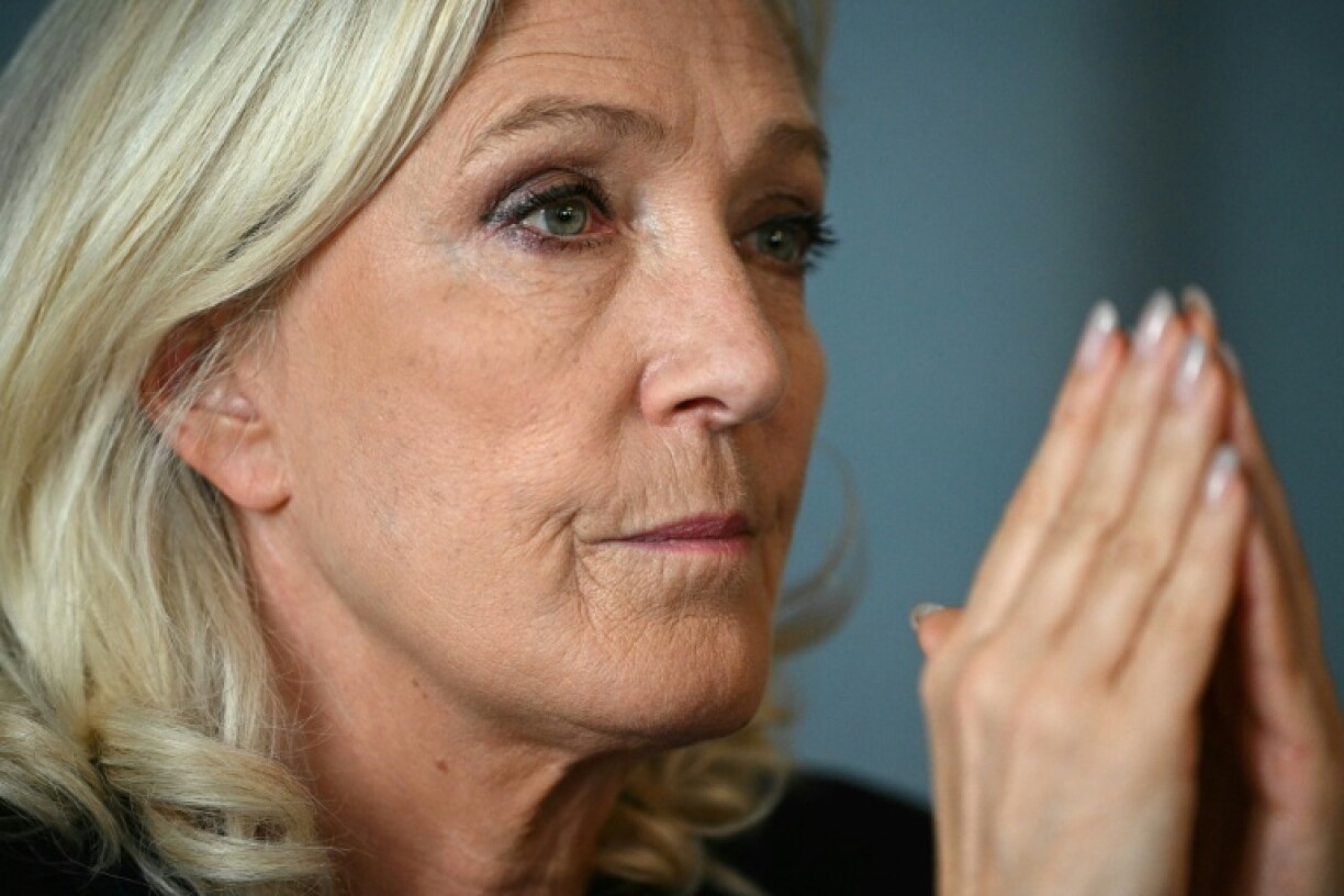 Even if Marine Le Pen is just a candidate at this stage, her potential victory in France's elections hangs over the EU's budget talks