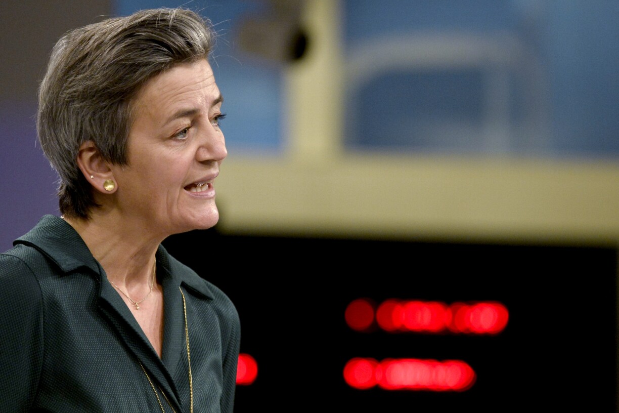 Margrethe Vestager, vice-présidente exécutive de la Commission européenne chargée de la politique de concurrence