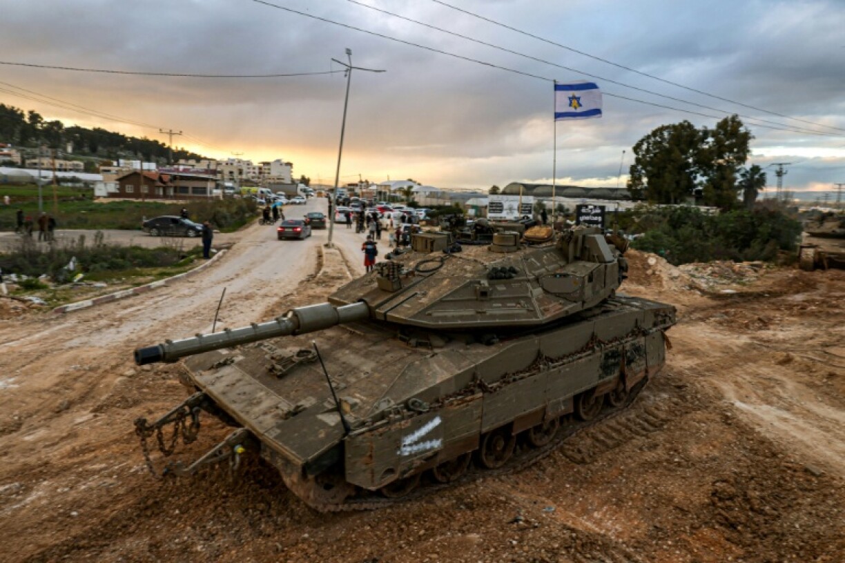 Israel's military deployed tanks in Jenin in late February