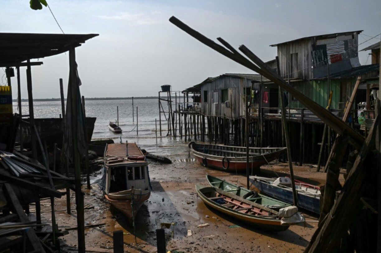 Vila da Barca lies a few kilometers from the conference center hosting UN climate talks in Belem, a city at the heart of Brazil's Amazon rainforest