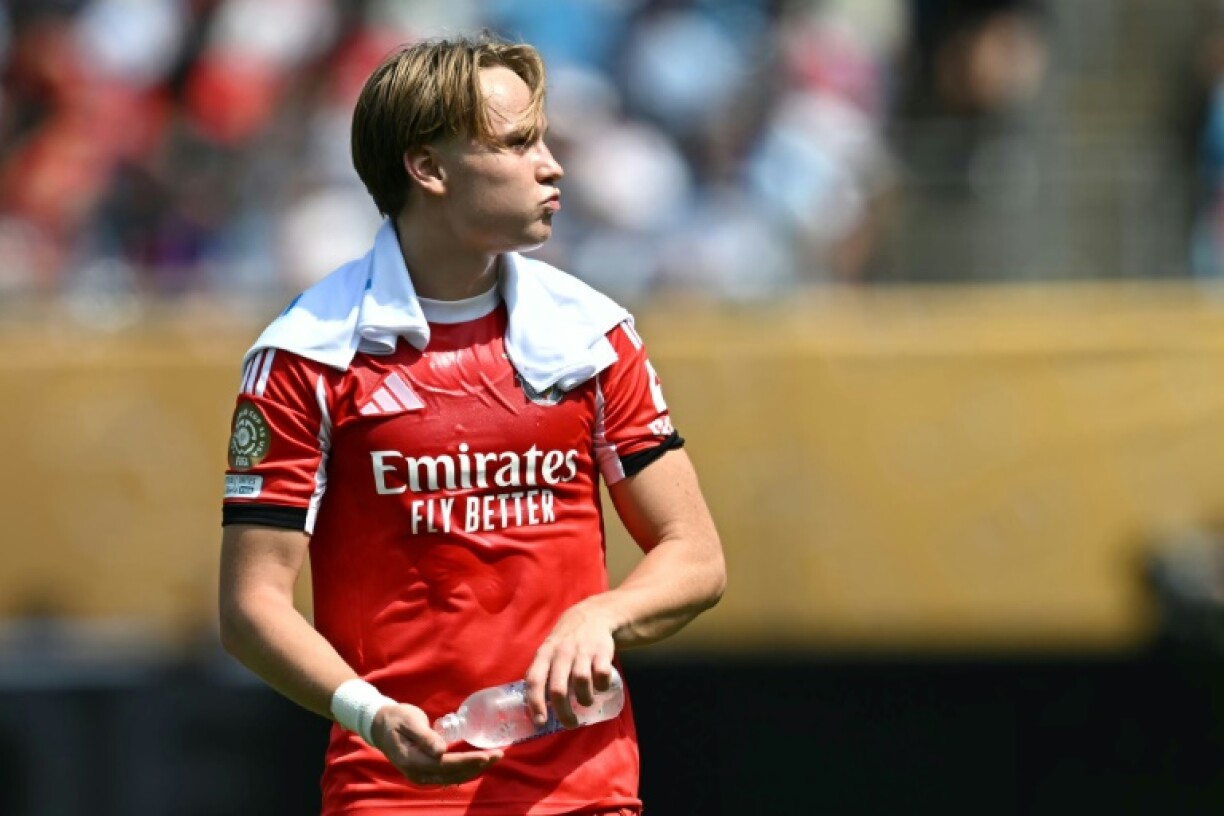 Benfica's Norwegian winger Andreas Schjelderup scored in his team's 1-0 win over Bayern Munich on Tuesday.