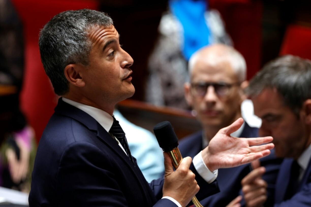 Interior Minister Gerald Darmanin acknowledged that the images posted on social media were