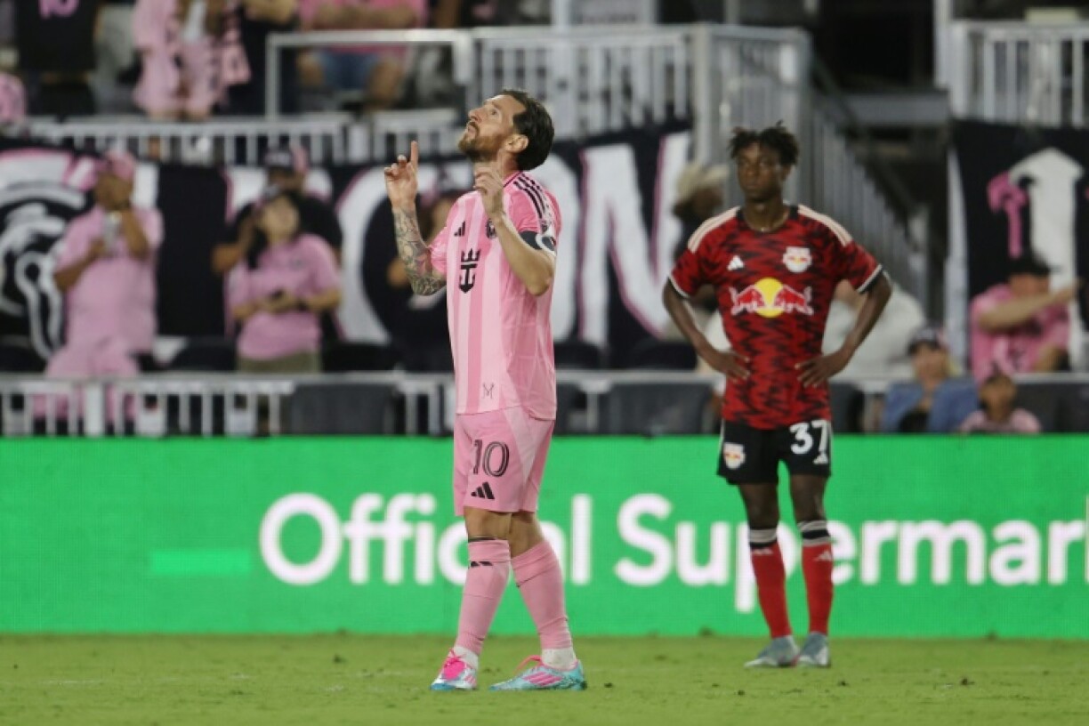 Lionel Messi scored as Inter Miami beat the New York Red Bulls 4-1 in MLS on Saturday.