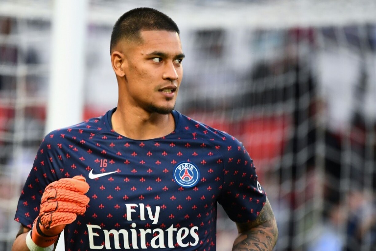 Le gardien du PSG Alphonse Areola au Parc des Princes le 21 avril 2019