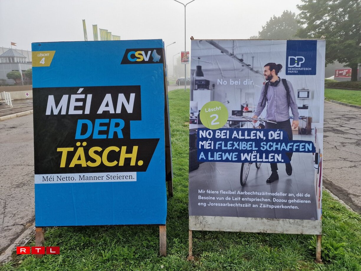 Election posters are up across the country