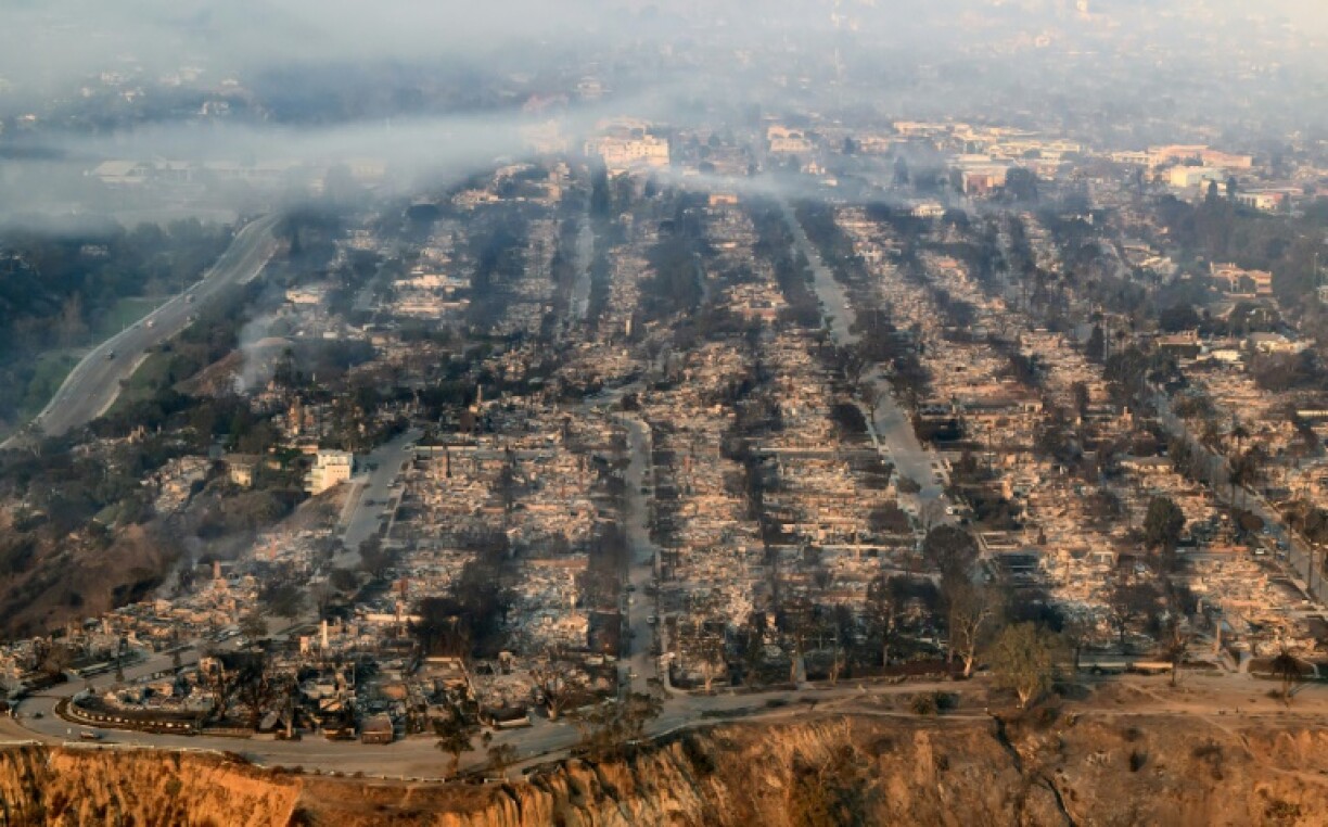 The scale of the devastation in the Palisades and Eaton fires in California shocked even experienced firefighting pilots
