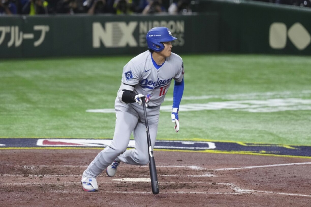 Shohei Ohtani helped the Los Angeles Dodgers beat the Chicago Cubs in Tokyo on Tuesday