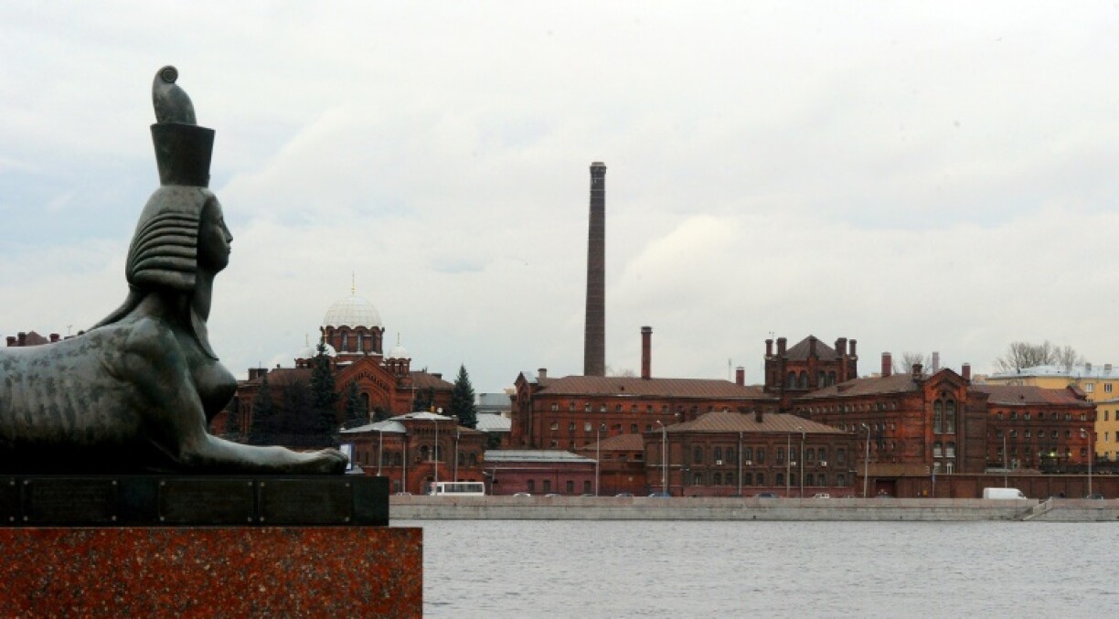 Named after the Russian word for 'crosses' -- in homage to its shape -- the jail's red-brick walls loom ominously over the banks of the Neva river