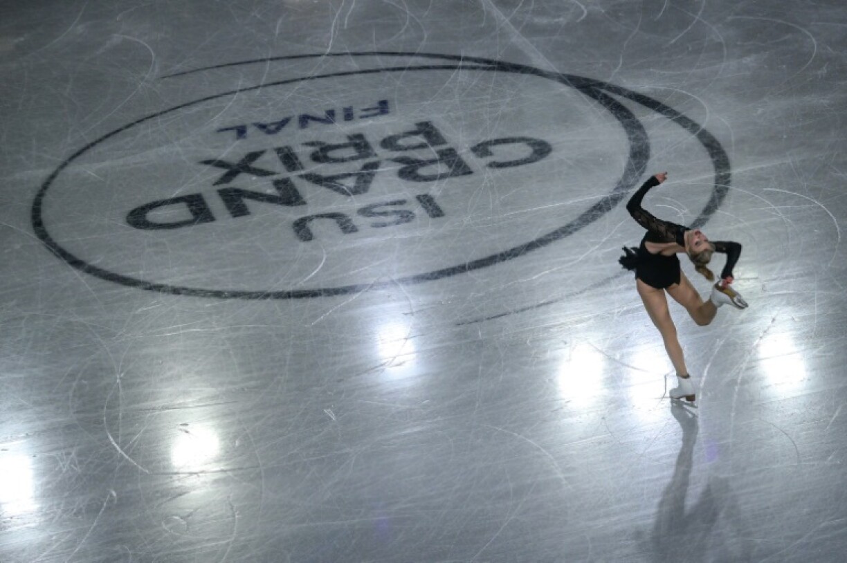 Amber Glenn holds a slender lead over Mone Chiba after the women's short programme at the ISU Grand Prix Final in Grenoble