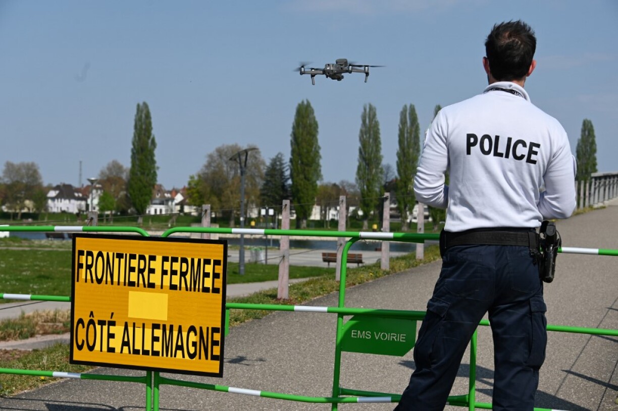La police nationale utilise des drones pour contrôler le respect du confinement. Ici à Strasbourg, ainsi qu'en Moselle.