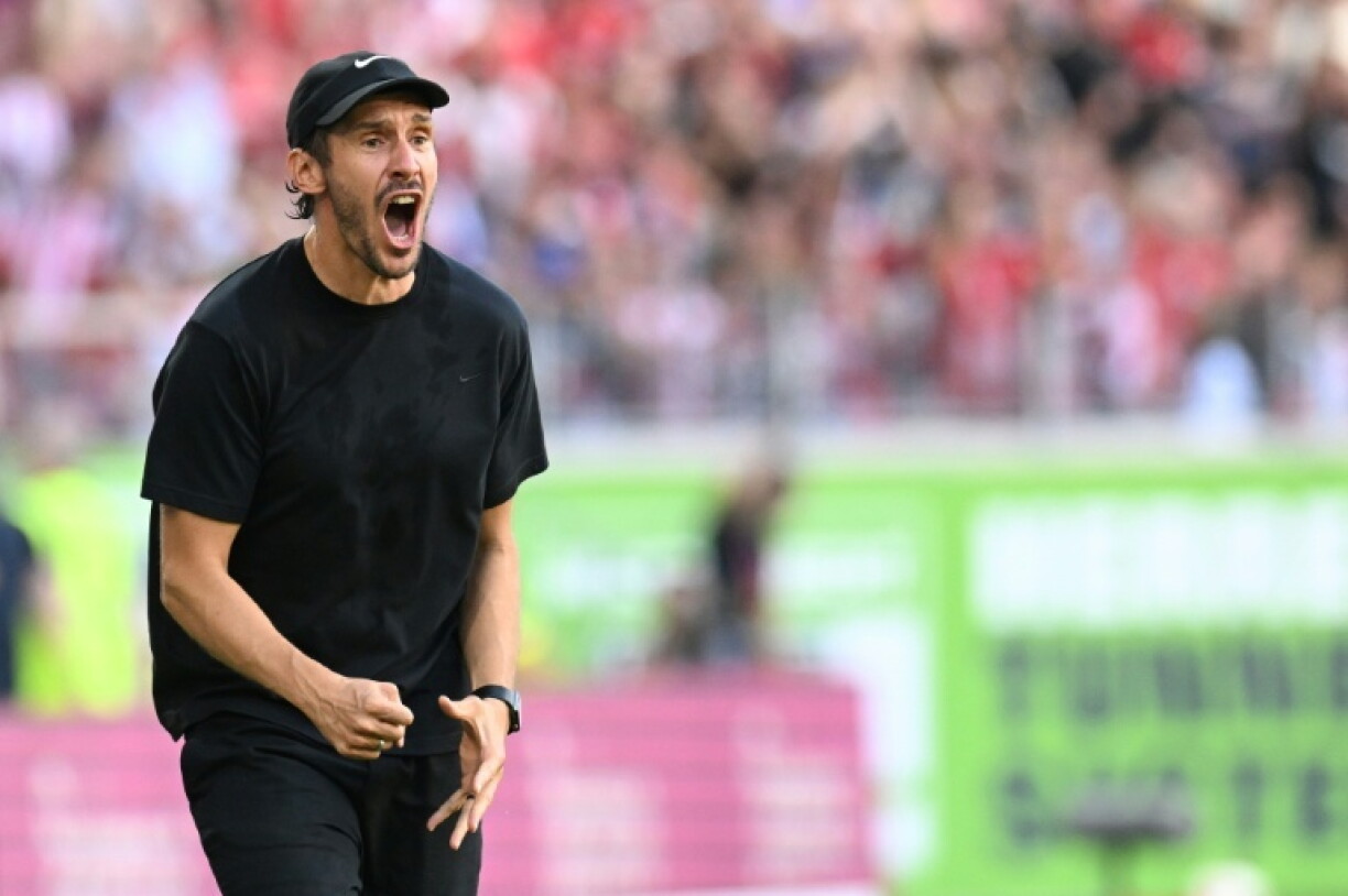 Freiburg's coach Julian Schuster has his side on top of the table