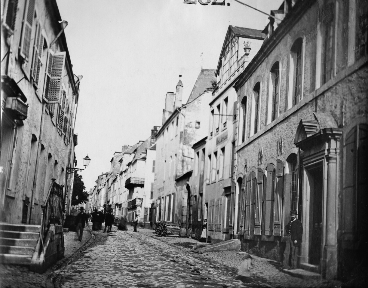 Un cliché de la capitale en 1890.
