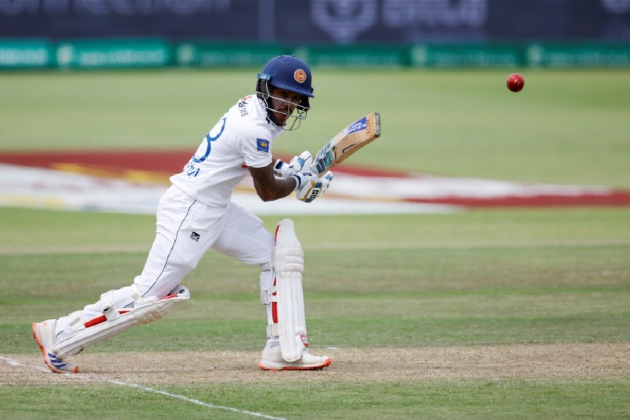 Sri Lanka's Pathum Nissanka on the attack against South Africa