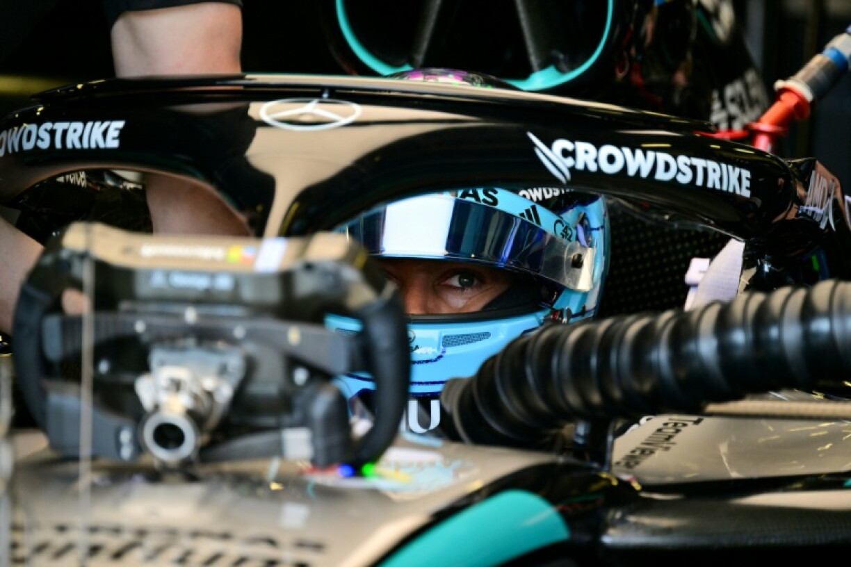 Mercedes's British driver George Russell was fastest in both practice sessions