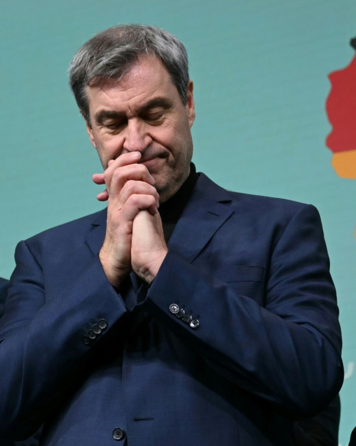 Bavaria's state premier Markus Soeder, who heads the CSU, the sister party of Merz's CDU