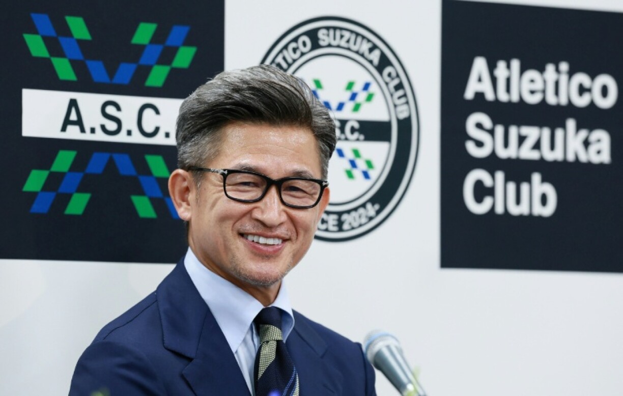 Kazuyoshi Miura at a press conference last year