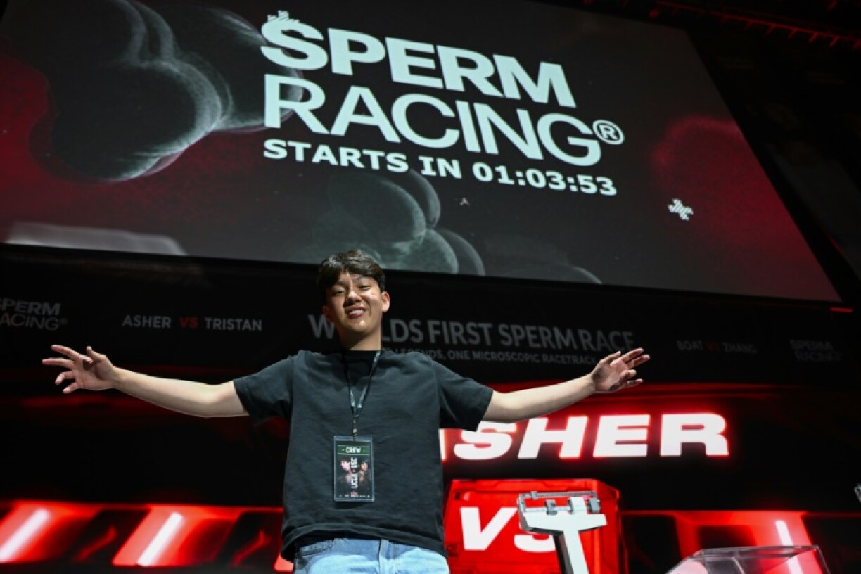 Co-founder Eric Zhu says he organized event to call attention to male infertility