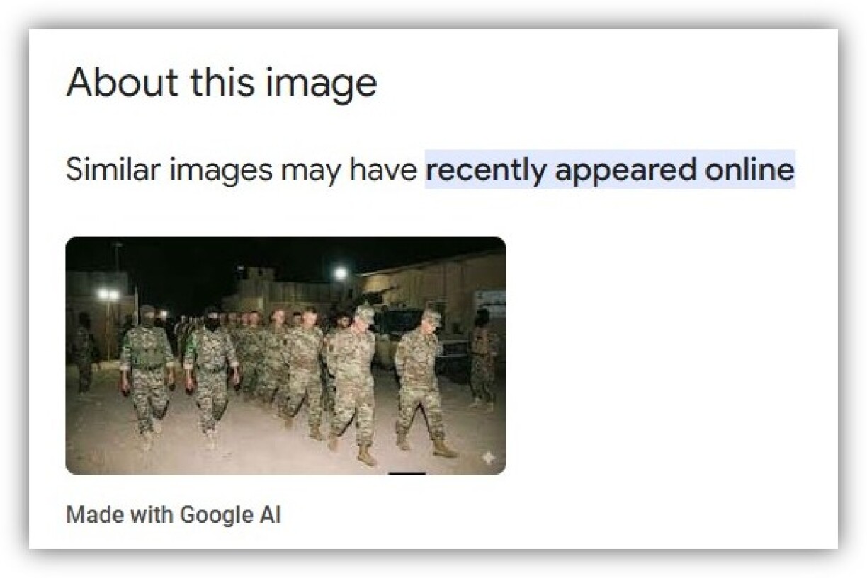 Screenshot from Google taken March 6, 2026