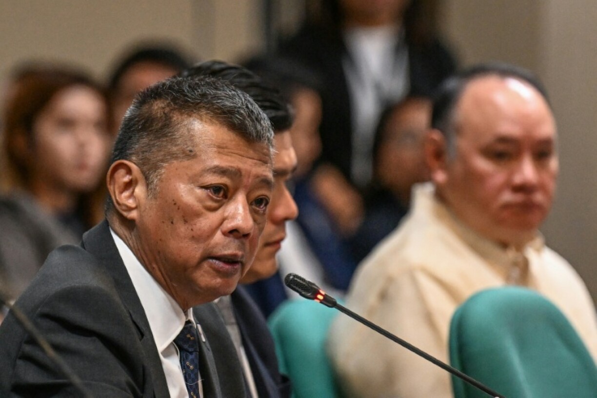 Philippine Justice Secretary Jesus Remulla told senators the government did not coordinate last week's arrest of Rodrigo Duterte ahead of time