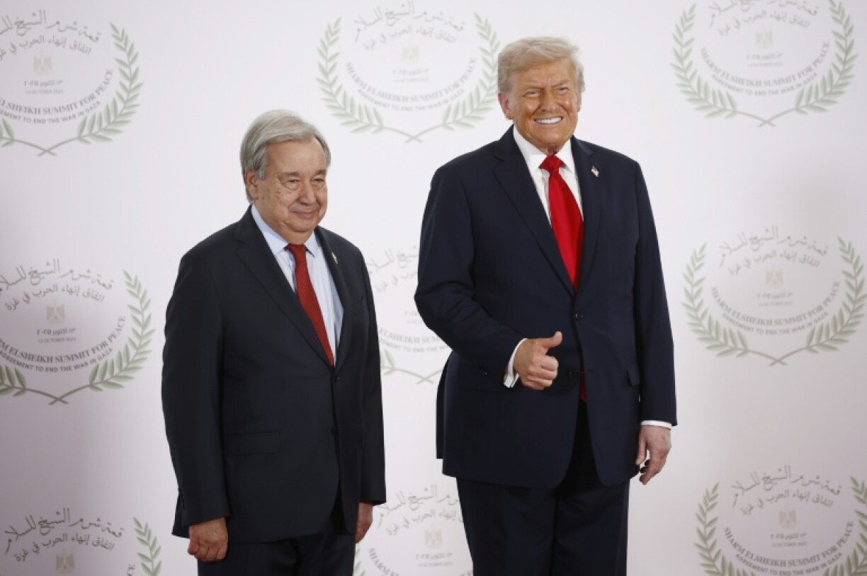 UN chief Antonio Guterres and US President Donald Trump are on opposite sides of the global climate debate