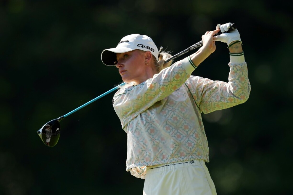 England's Charley Hull fired a five-under par 67 to grab a one-stroke lead after the third round of the LPGA Queen City Championship