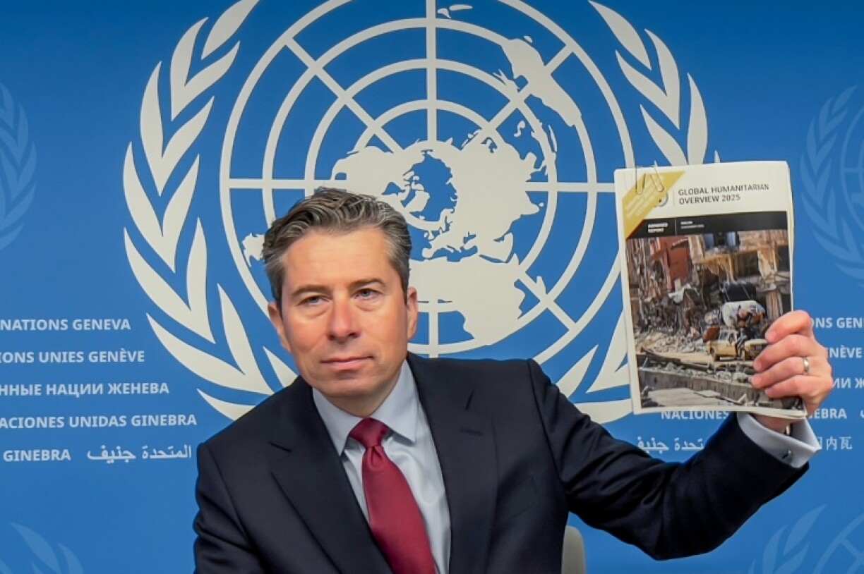 Fletcher presented the UN's Global Humanitarian Overview 2025 in December, but the funding plans have now been slashed