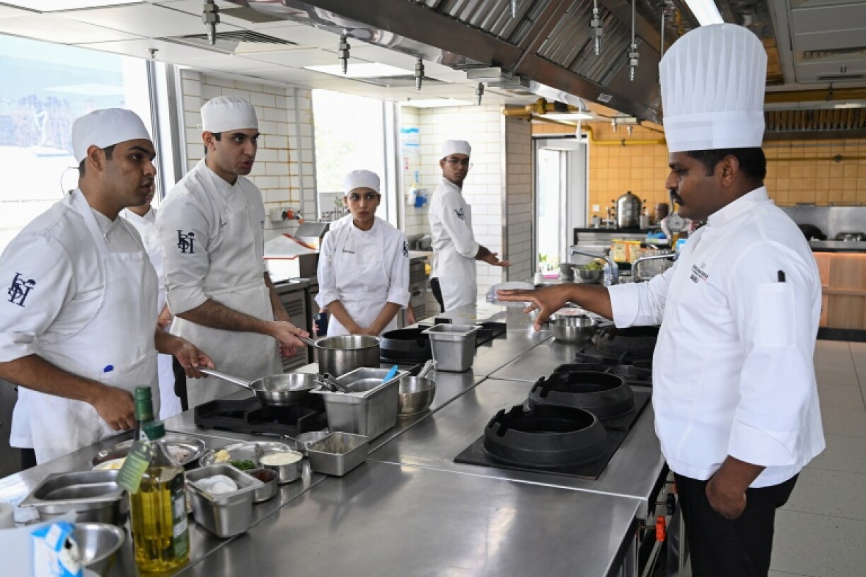 Most students interviewed by AFP at Vatel and Ecole Ducasse plan to remain in India