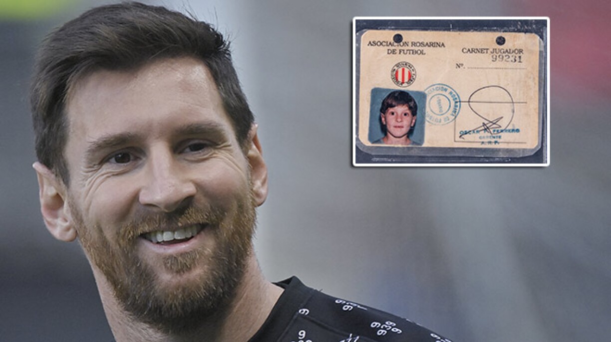 Les mises débutent à 10.000 dollars: le tout premier autographe de Messi est à vendre (photo)