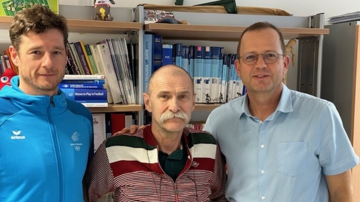 Vu lénks no riets: Jérôme Pauls, Dr Axel Urhausen, Dr Christian Nührenbörger.