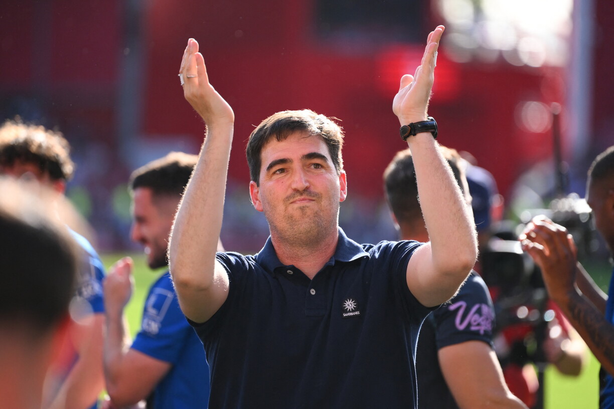 No sengem leschte Match als Trainer vu Bournemouth de 24. Mee 2026 huet den Andoni Iraola de Fans vum Veräin Äddi gesot.