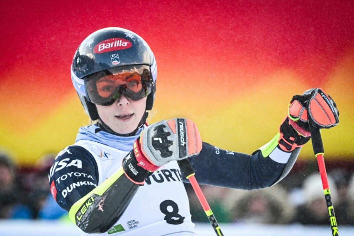 L'Américaine Mikaela Shiffrin lors du géant de Kranjska Gora en Slovénie, le 3 janvier 2026