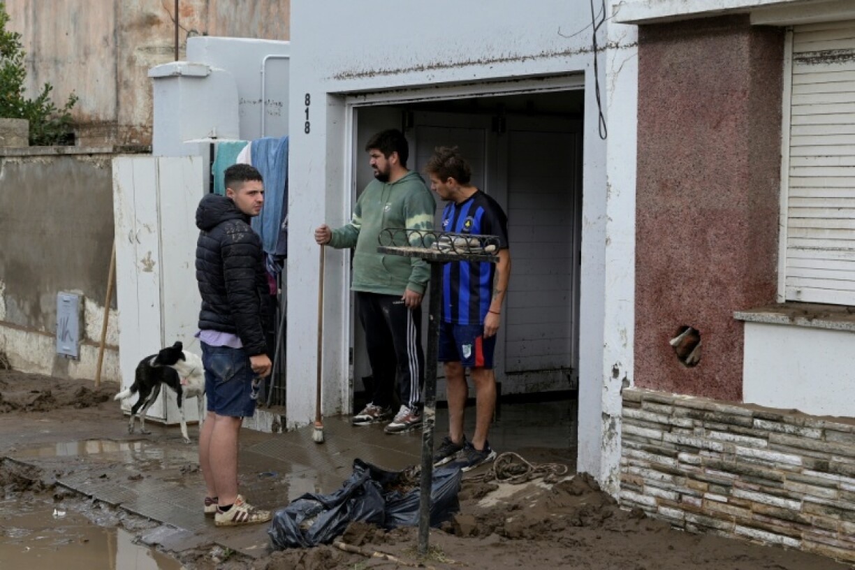 Residents of Bahia Blanca begin cleaning up after the worst flooding in the Argentine city in decades
