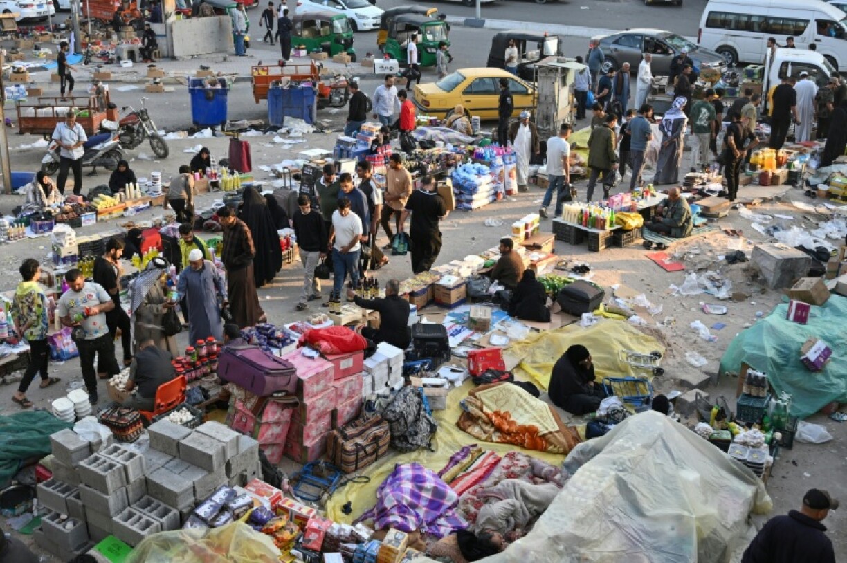 All manner of goods are available from Iranian vendors at Basra's old market
