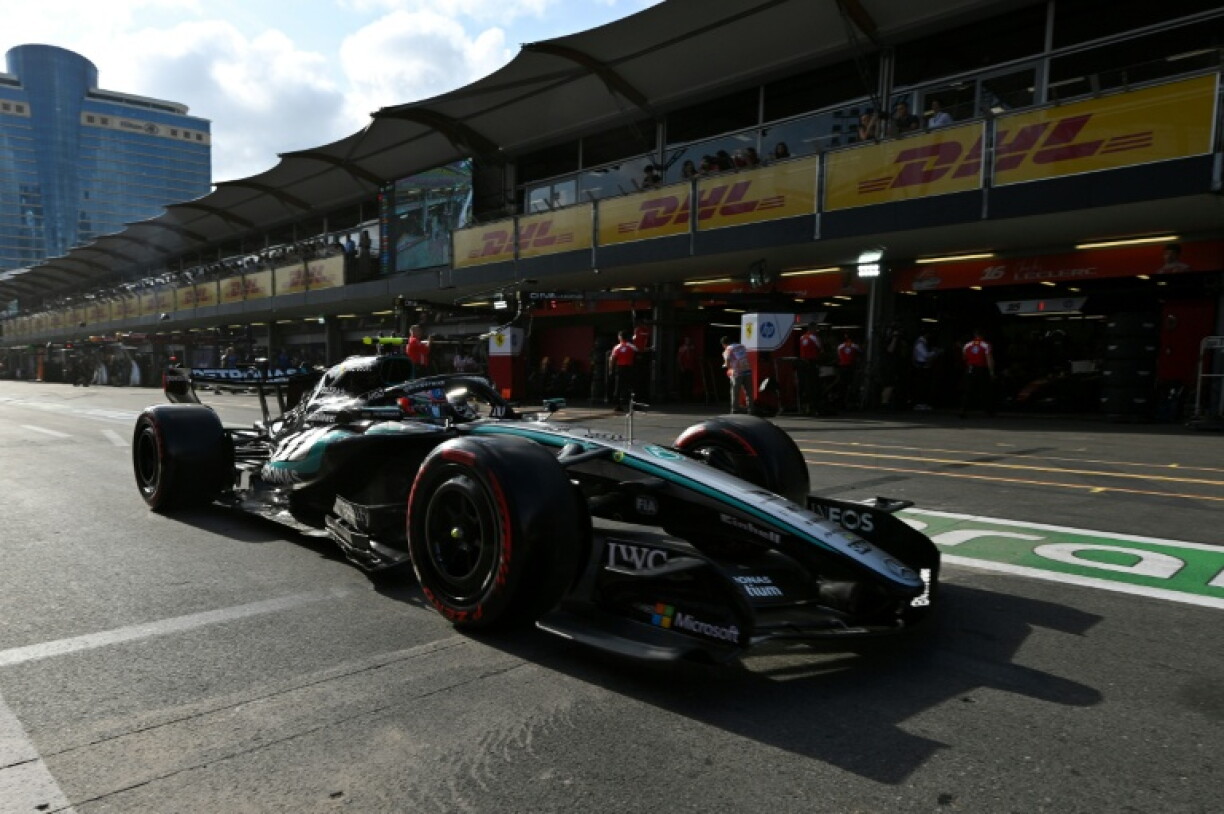 Championship leader Kimi Antonelli will start in 16 in Saturday's Azerbaijan Grand Prix