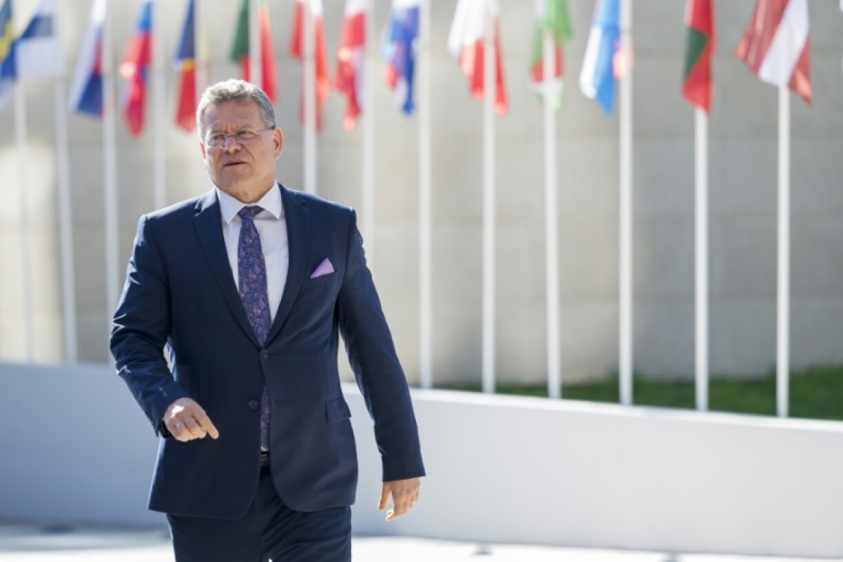 Trade chief Maros Sefcovic said the EU would weigh its response to a 'paradigm shift of the global trading system'