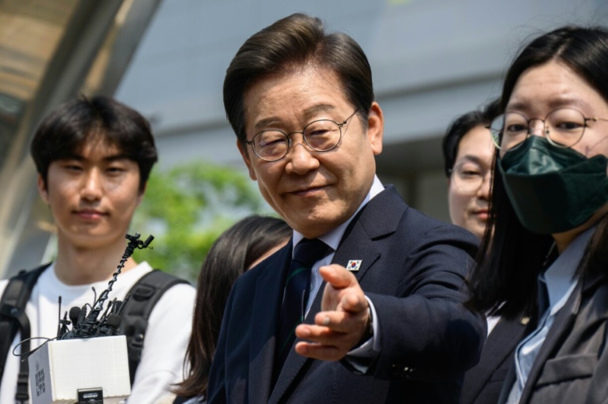 Both frontrunner Lee of the liberal Democratic Party and conservative challenger Kim Moon-soo have cast the race as a battle for the soul of the country