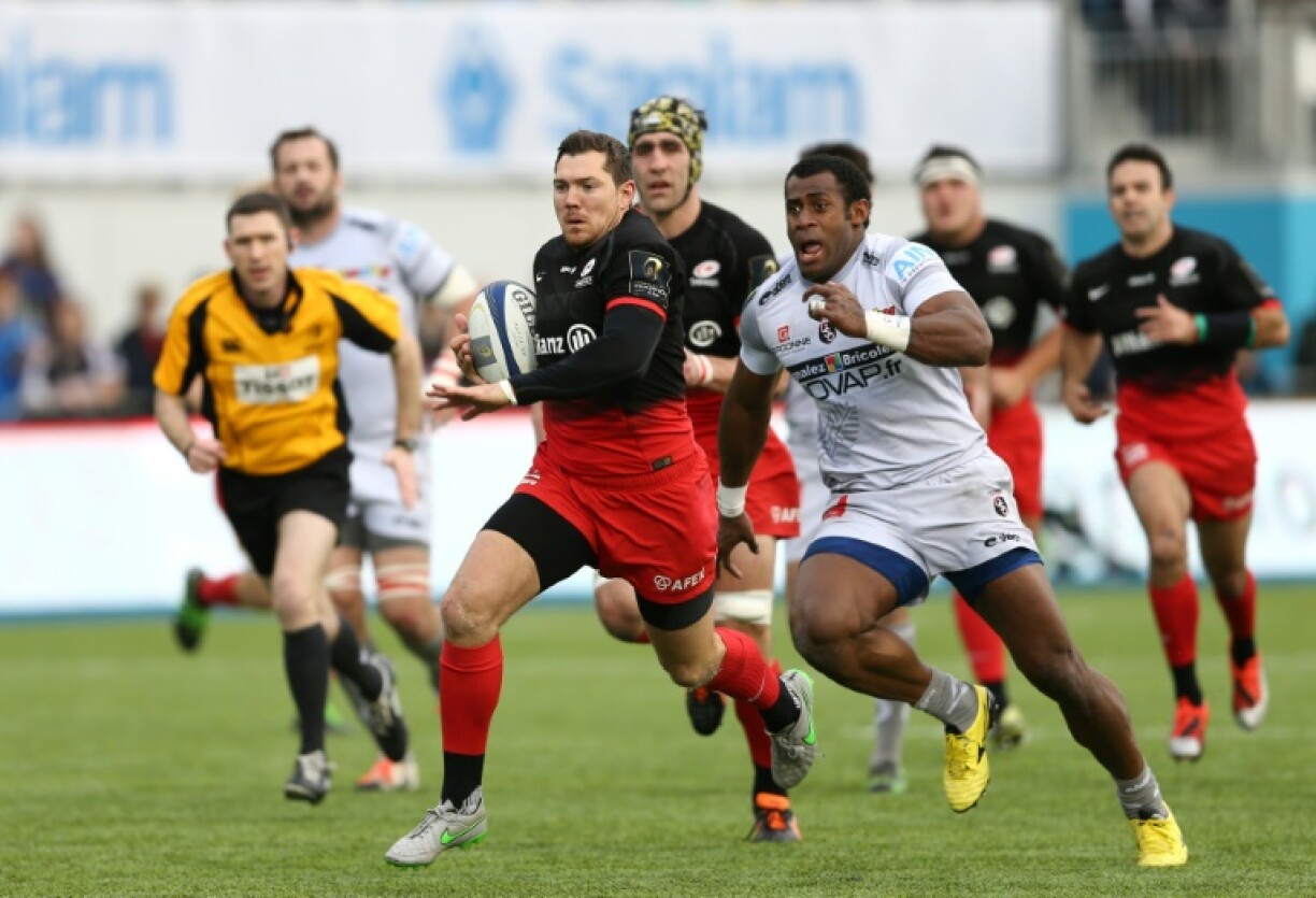 Saracens' full-back Alex Goode, pictured with ball in hand, was known for his attacking game