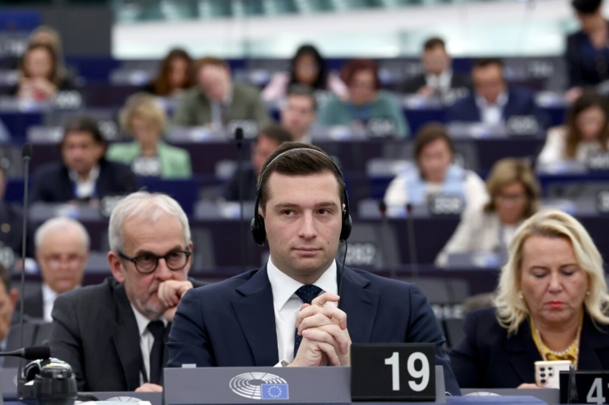 Jordan Bardella, 29, who is not under investigation would be her most likely successor