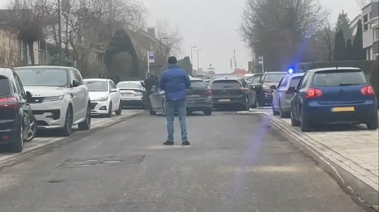 Une photo prise sur place le 20 janvier 2025