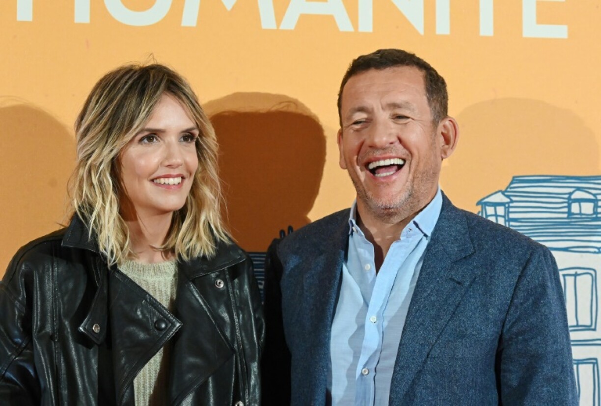 Dany Boon et l'actrice et co-scénariste Laurence Arné lors de la présentation du film