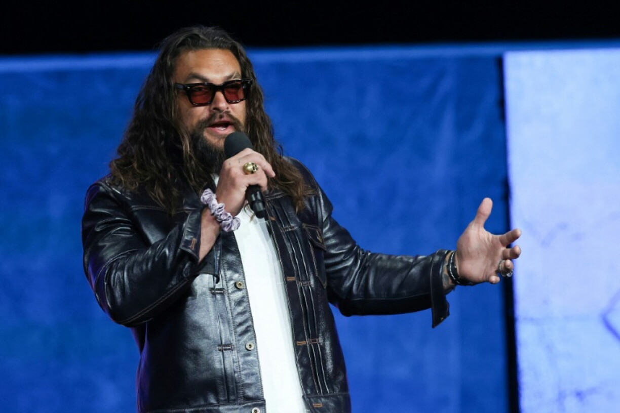 Jason Momoa fait la promotion du film "Supergirl" à Las Vegas le 14 avril 2026