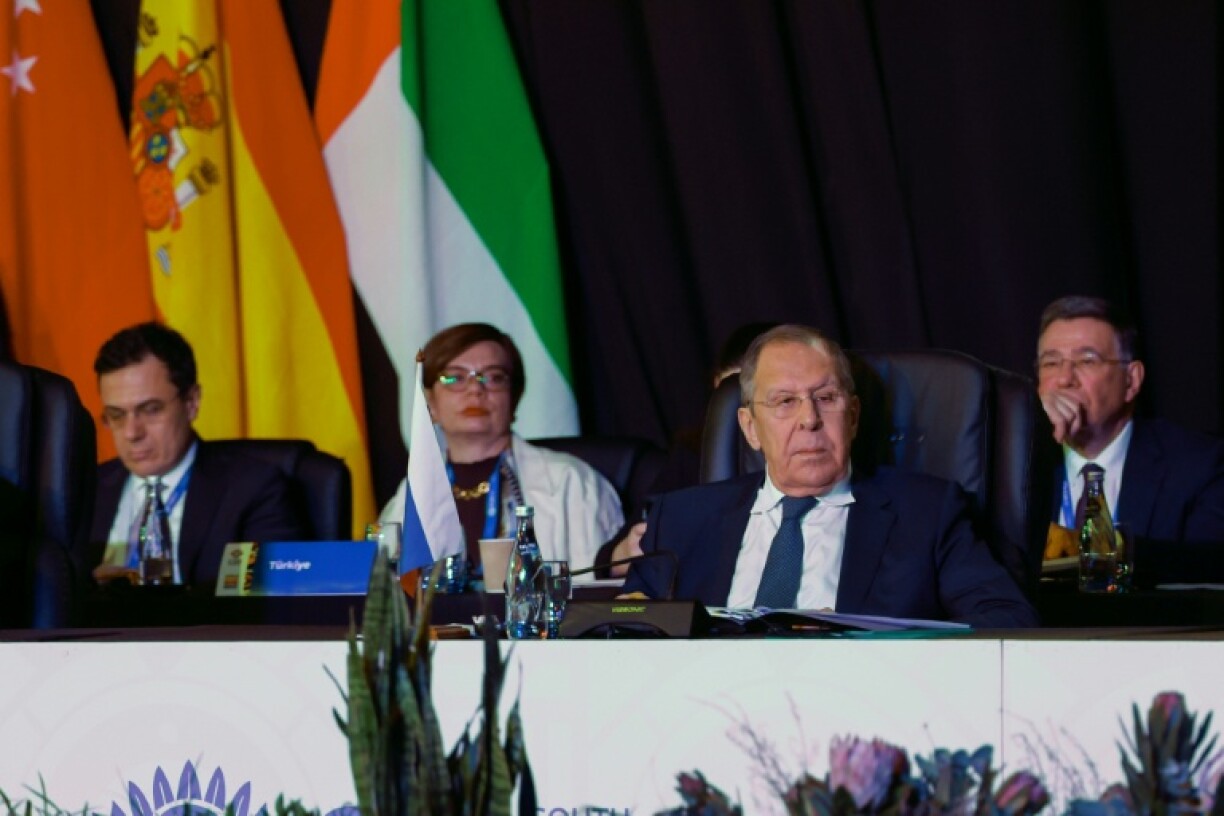 Top diplomats including Russia's Sergei Lavrov attended the meeting in Johannesburg