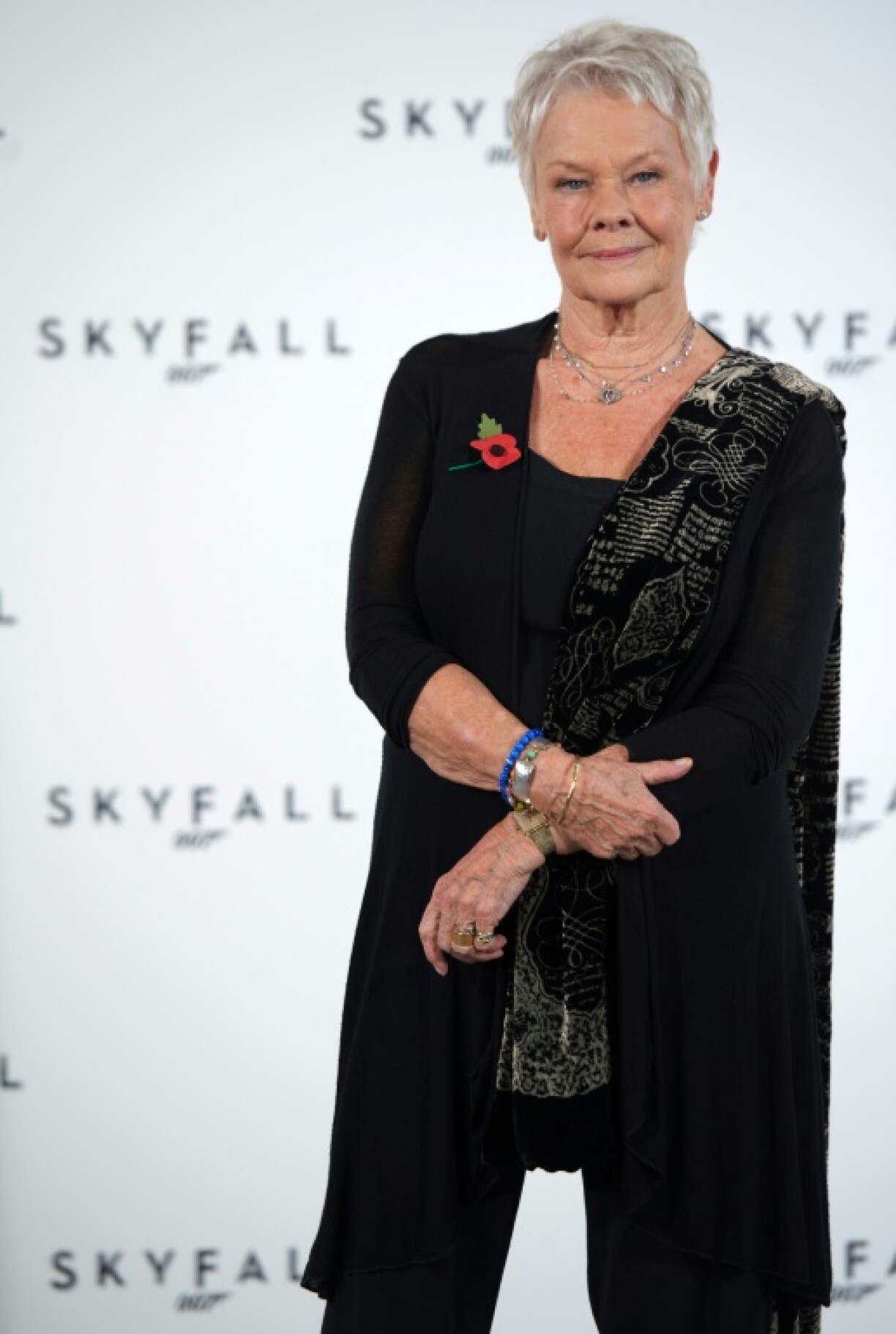 Actress Judi Dench played the fictional head of MI6 in several James Bond movies -- though she was referred to as