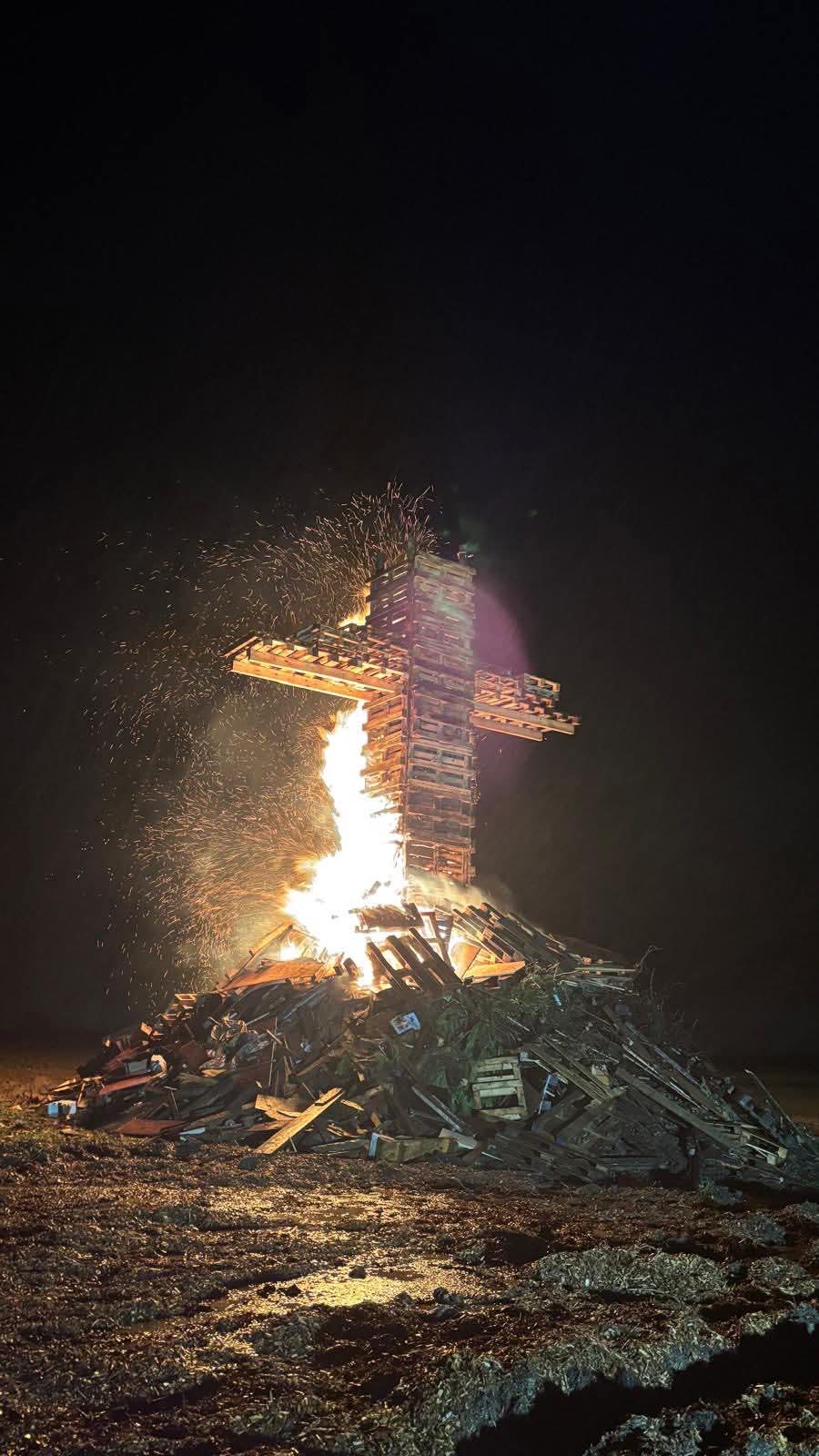 Bad weather: What happens when a Buergbrennen bonfire doesn't burn ...