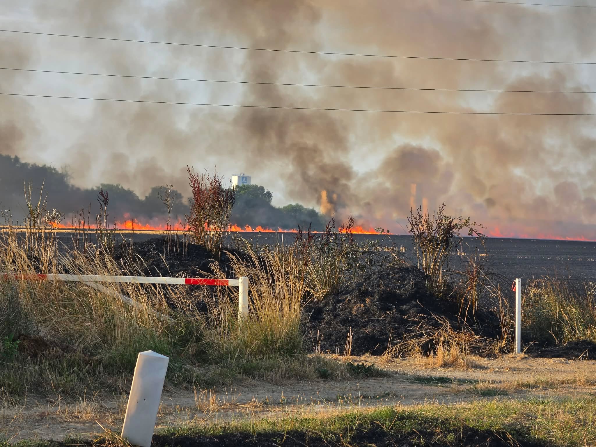 Moselle: Important incendie entre Gandrange et Richemont