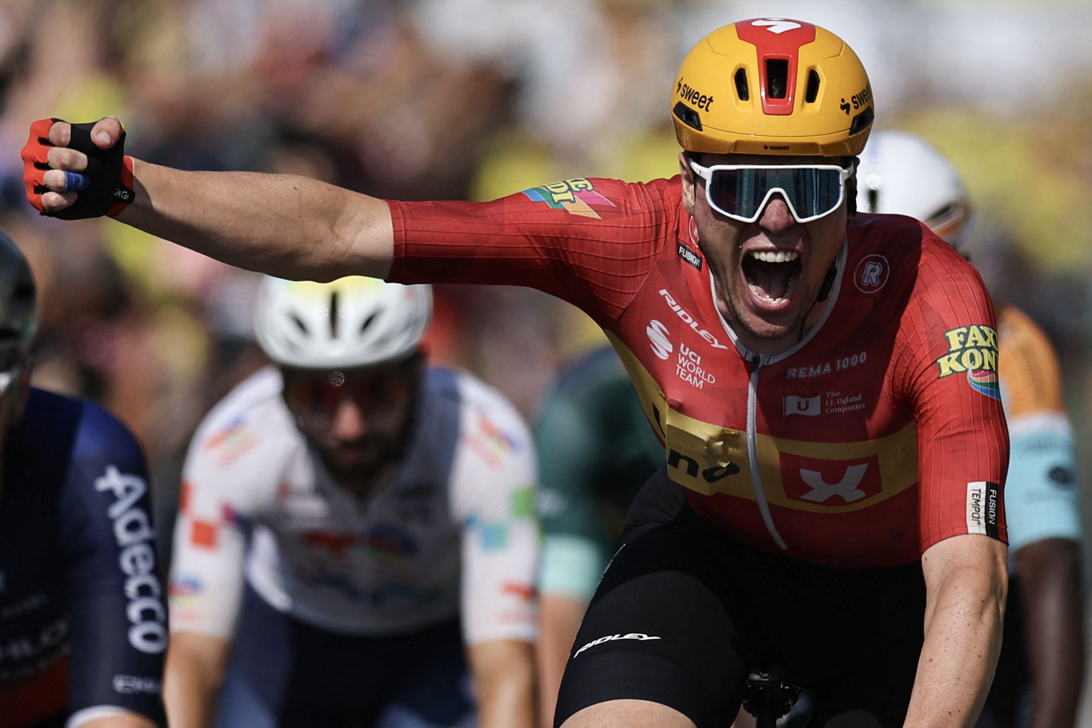 Tour de France: 11. Etapp: Iwwerraschend norwegesch Victoire am Sprint