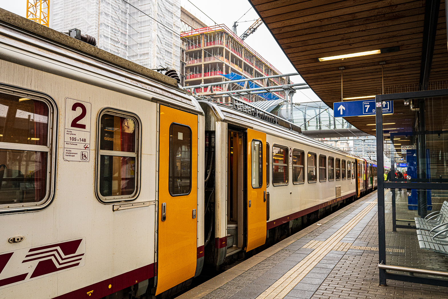 Nostalgic emblem: Nostalgic emblem: Old Z2 trains had their last run on Luxembourg rails on Saturday